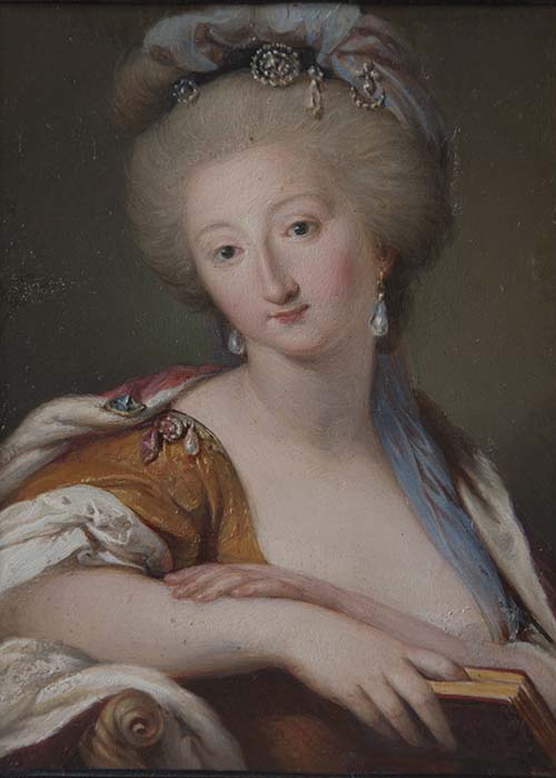 Ludwig Guttenbrunn, Ritratto della principessa Maria Flaminia Odescalchi Chigi. Ariccia, Palazzo Chigi, inv. 260