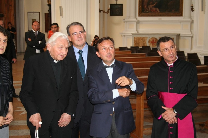 Visita di Mons. Georg Ratzinger 24.08.2007