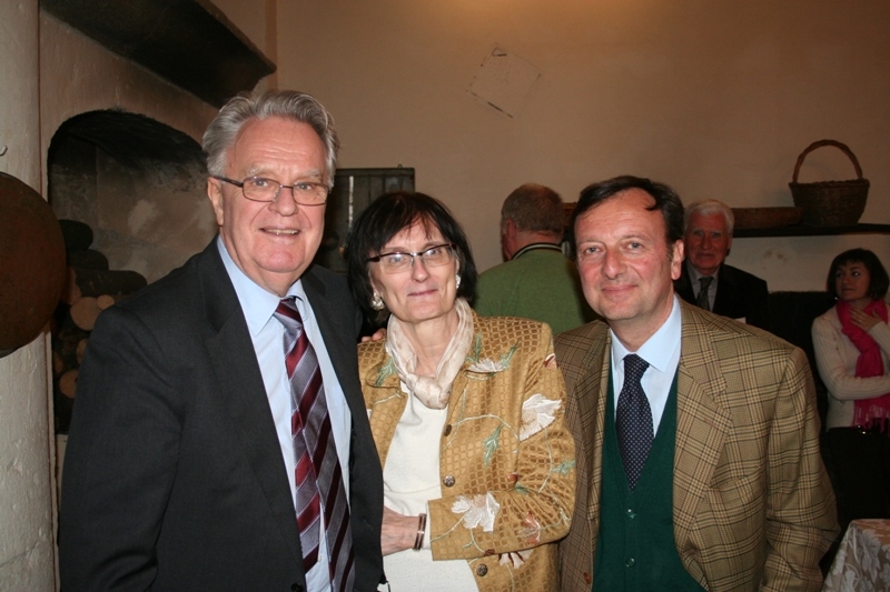 Erich Schleier, Mary Newcome Schleier e F.Petrucci, 11.4.2009