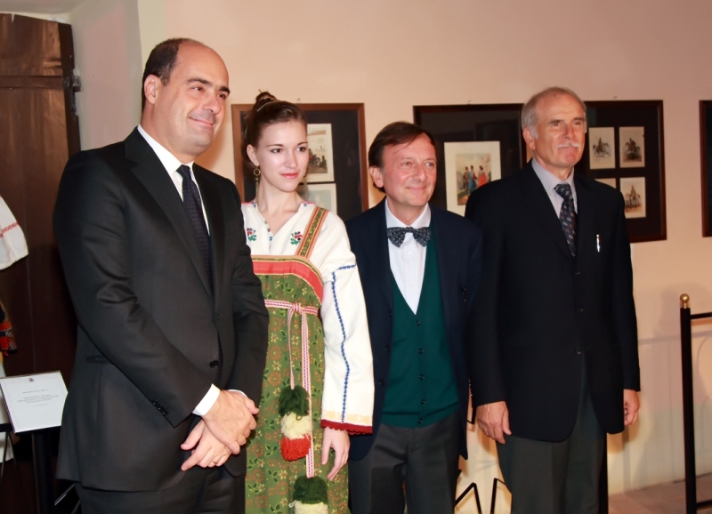 Nicola Zingaretti, Elena Minulina, F.Petrucci, Emilio Cianfanelli, 25.11.2011