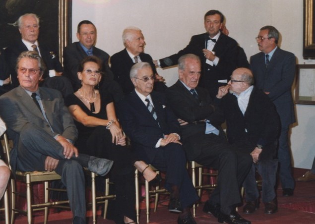 Inaugurazione mostra "La scena del Principe. Visconti e il Gattopardo" (12.10.2001)