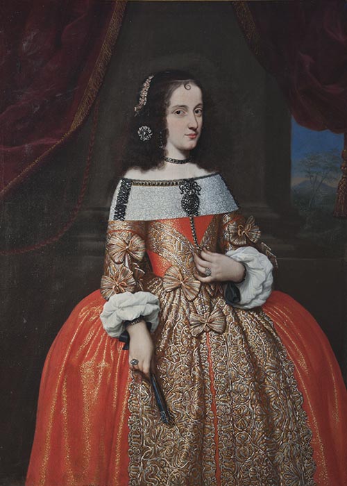 Giovanni Maria Morandi, Ritratto della principessa Maria Virginia Borghese Chigi. Ariccia, Palazzo Chigi, inv. 449